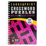 Brain Busters: Large Print Crossword Puzzles Pink: 200+ by Parragon Books 20 9781646389179