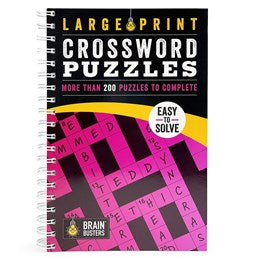 Brain Busters: Large Print Crossword Puzzles Pink: 200+ by Parragon Books 20 9781646389179_5d3b48c5-25ad-47fd-94c2-402f30136a98