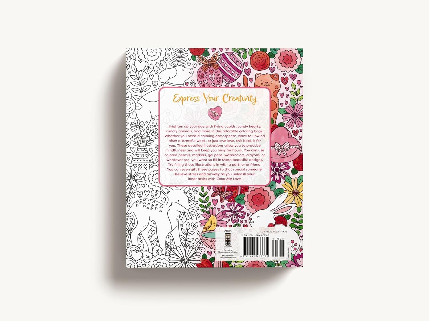 Color Me Love: A Valentine's Day Coloring Book by Editors Of Cider Mill Press 9781646433032_7