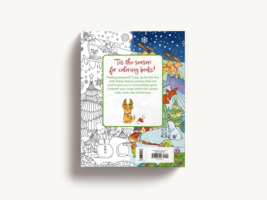 Color Me Christmas: A Festive Adult Coloring Book by Cider Mill Press 9781646434428_1