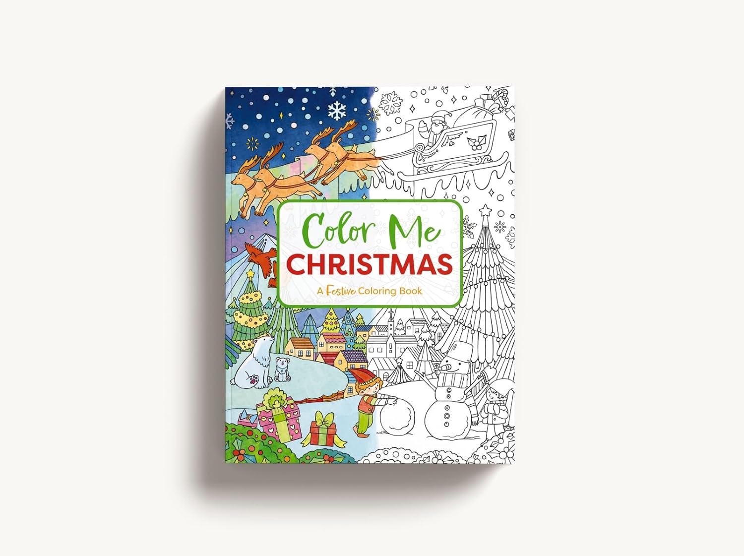 Color Me Christmas: A Festive Adult Coloring Book by Cider Mill Press 9781646434428_2