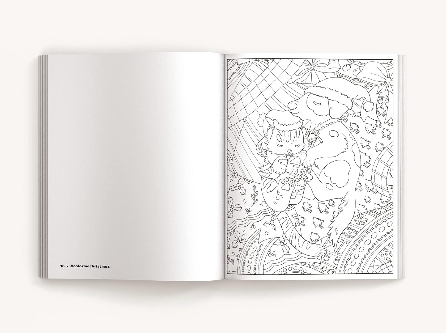 Color Me Christmas: A Festive Adult Coloring Book by Cider Mill Press 9781646434428_3