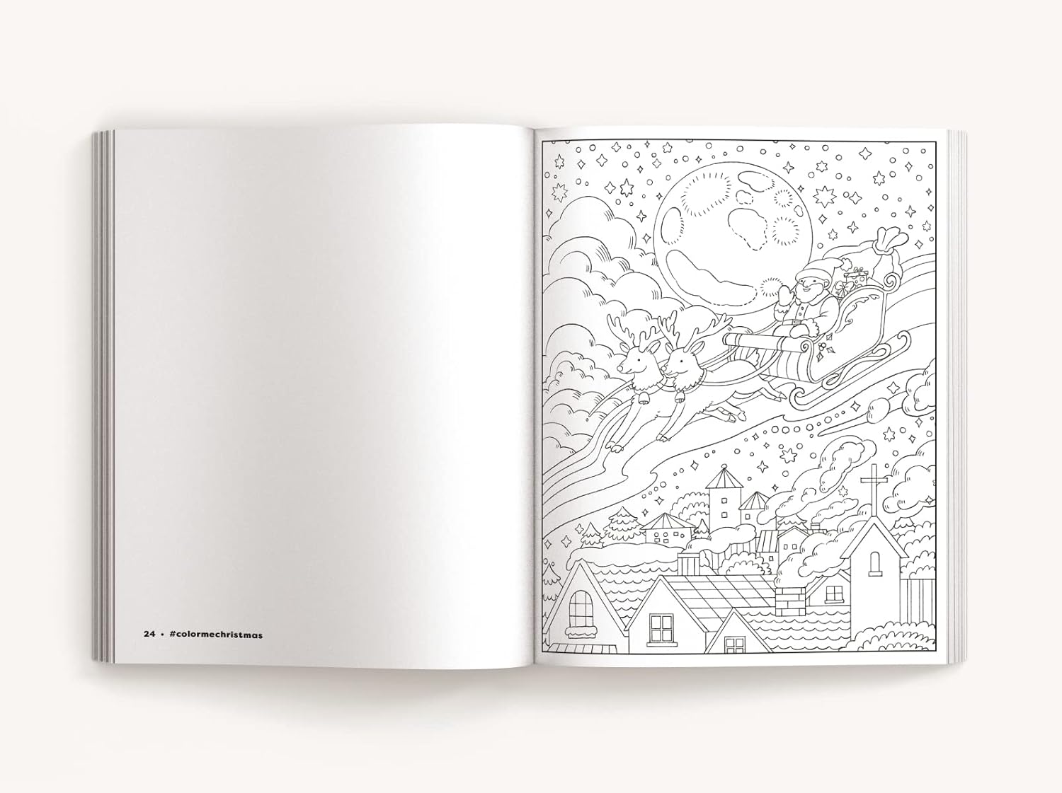 Color Me Christmas: A Festive Adult Coloring Book by Cider Mill Press 9781646434428_4