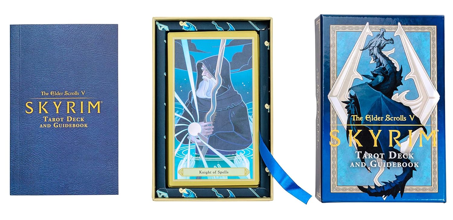 The Elder Scrolls V: Skyrim Tarot Deck And Guidebook by Schafer. Tori 9781647225490_1