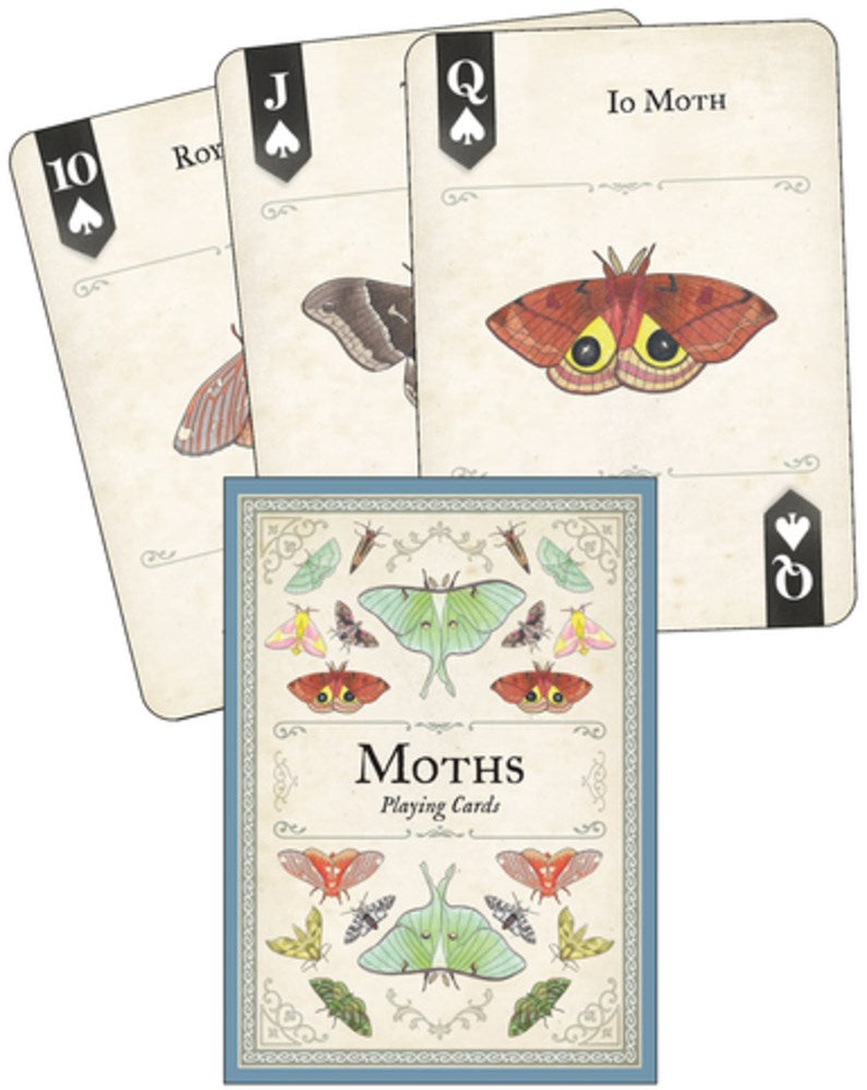 Moths Playing Cards - Illustrated by Bry. Mel 80 9781647556761