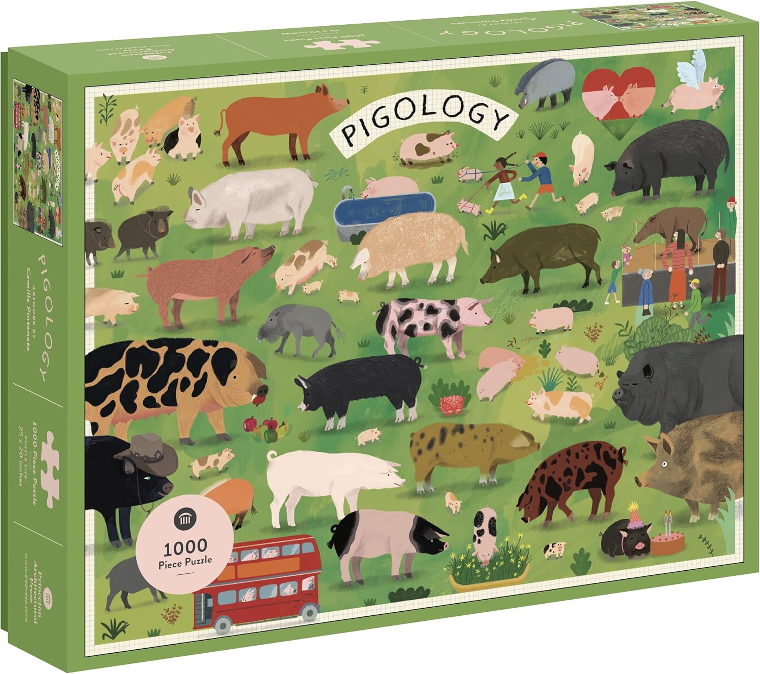 Pigology 1000 Piece Jigsaw Puzzle - Pintonato. Camilla 9781648961632