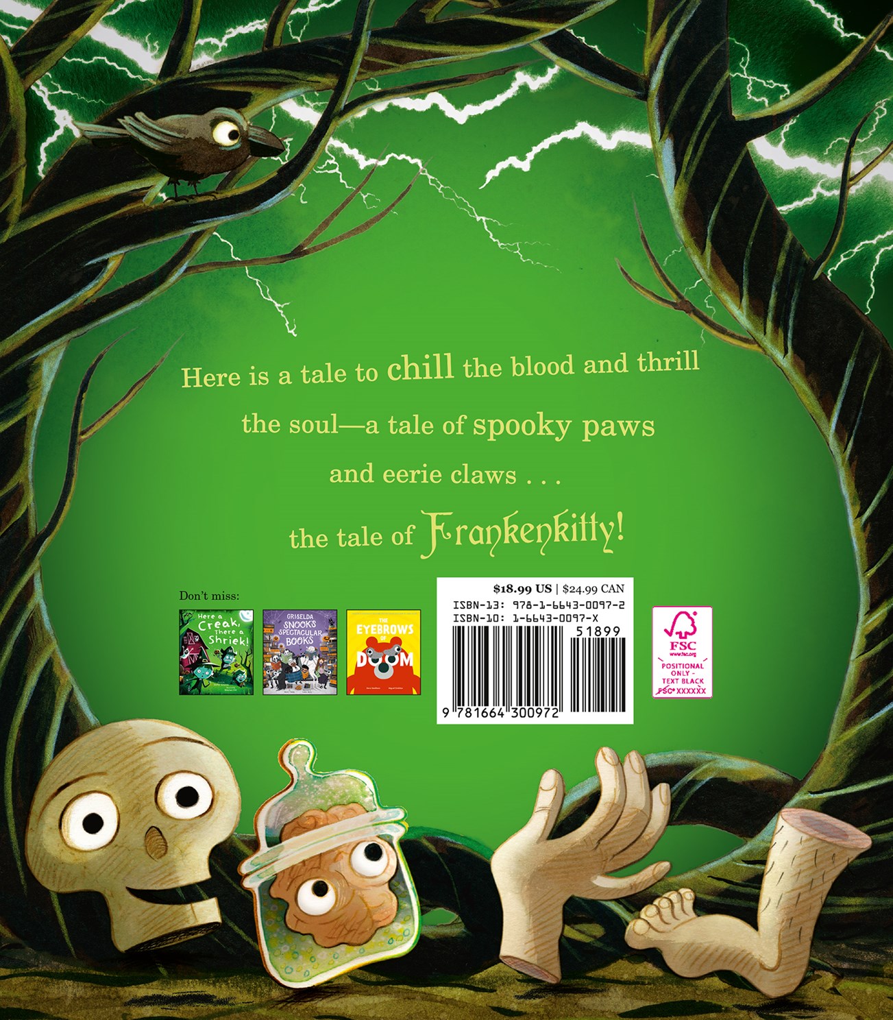 Frankenkitty by Powell-Tuck. Maudie, Illustrated by Grey. Mini 20 9781664300972_4