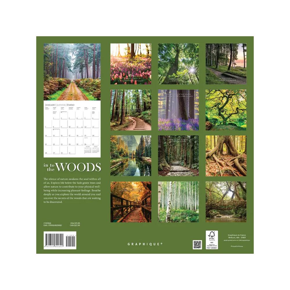 2024 In To The Woods Wall Cal - Graphique 9781664820692_f2c2c218-db56-4e1a-8faf-0a715c2be60b