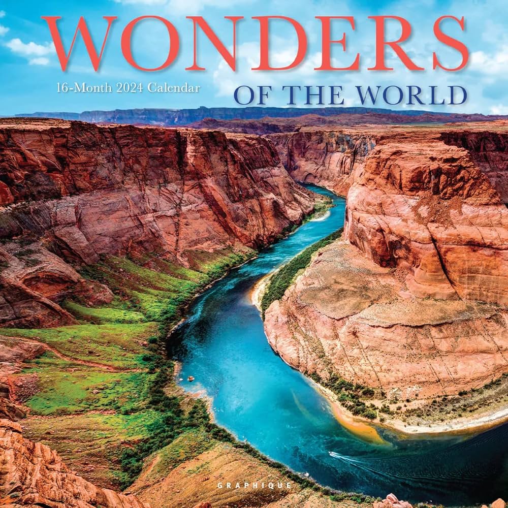 2024 Wonders Of The World Wall - Graphique 9781664820876