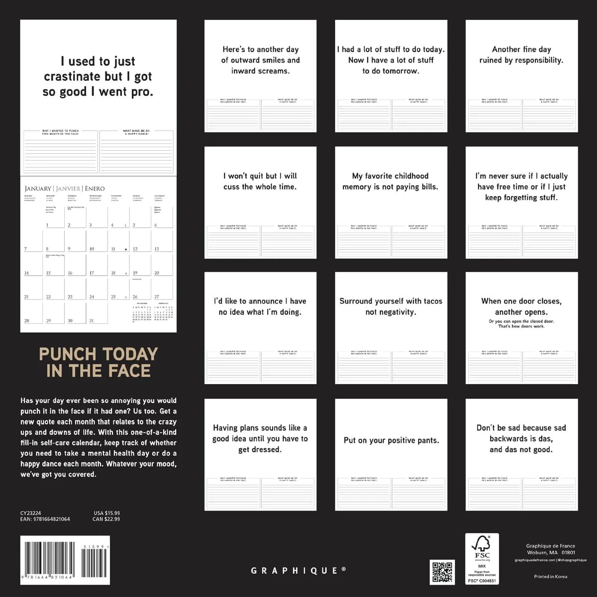 2024 Punch Today Wall Calendar - Graphique 9781664821064_08968862-8f98-4f39-9951-076d3917e643