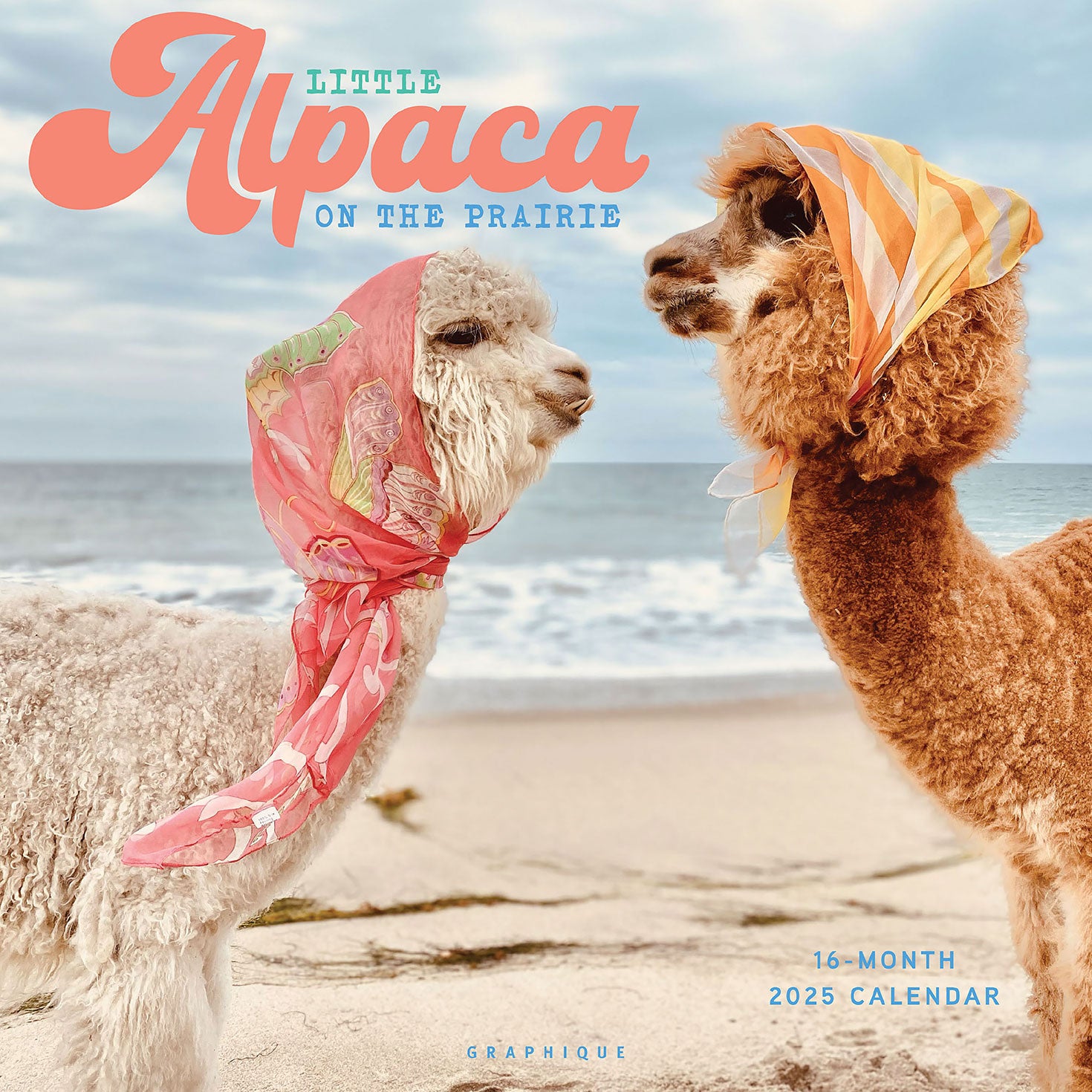 2025 Little Alpaca On The Prairie Wall Calendar 9781664833982