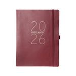 2026 8X10 Red Apollo Vegan Leather Planner 9781664844209_42ea262d-3d6b-421d-953f-f5860a4c9fcf
