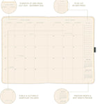 2026 6X8 Gold Apollo Vegan Leather Planner 9781664844278_2
