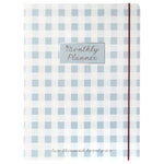 2026 Gingham Plaid 8X10 Monthly Planner 9781664844360