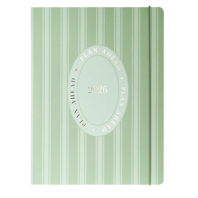 2026 Cottage Stripe 8X10 Monthly Planner 9781664844384