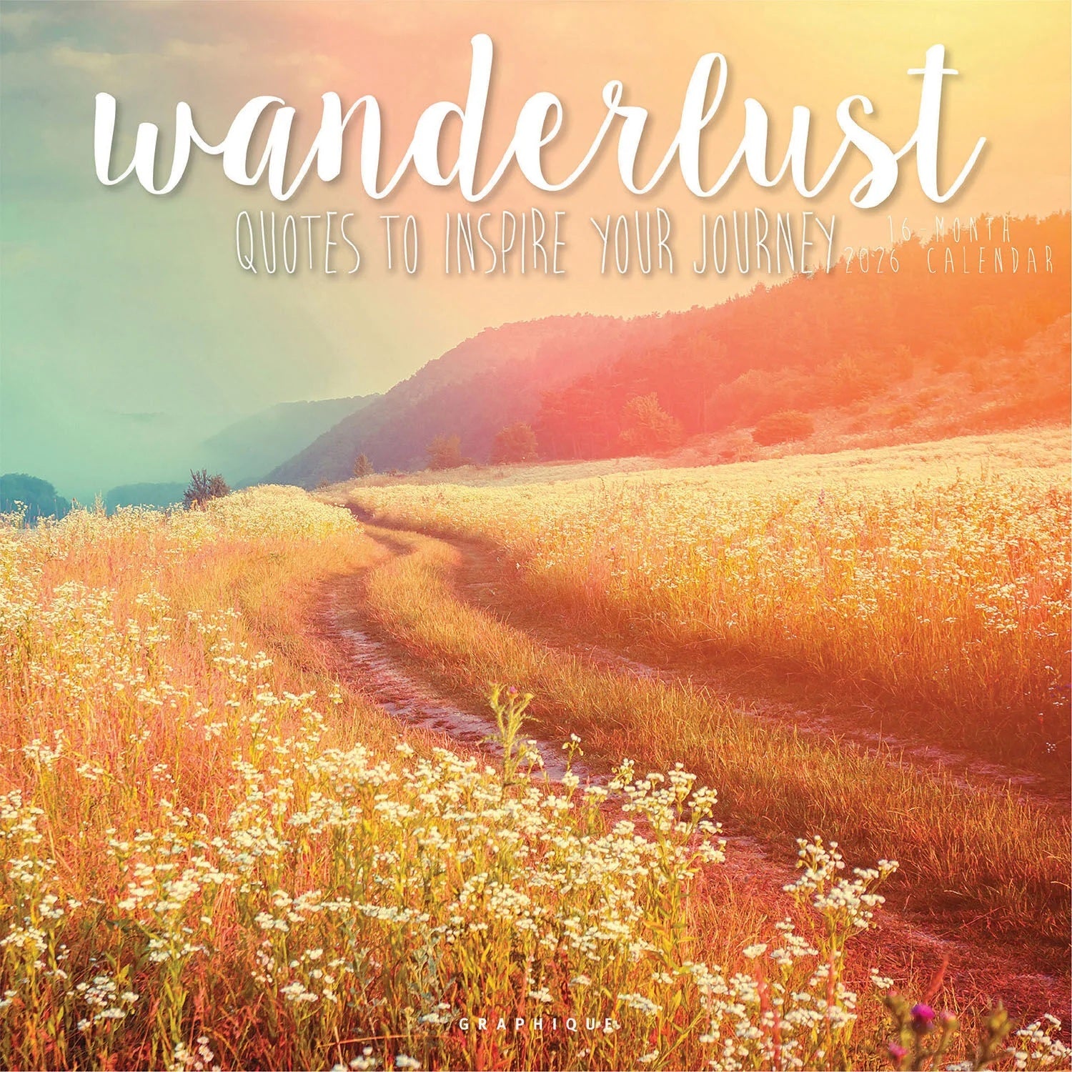 2026 Wanderlust 12X12 Wall Calendar 9781664844681