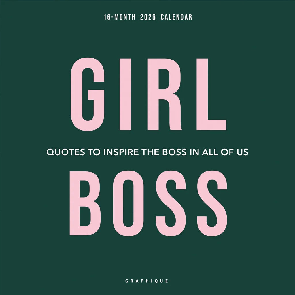 2026 Girl Boss 12X12 Wall Calendar 9781664844858