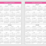 2026-2027 Typographic Two-Year Pocket Planner 9781664845107_2