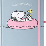 2026 Peanuts Pink Floatie 6X8 Hardbound Planner 9781664845282