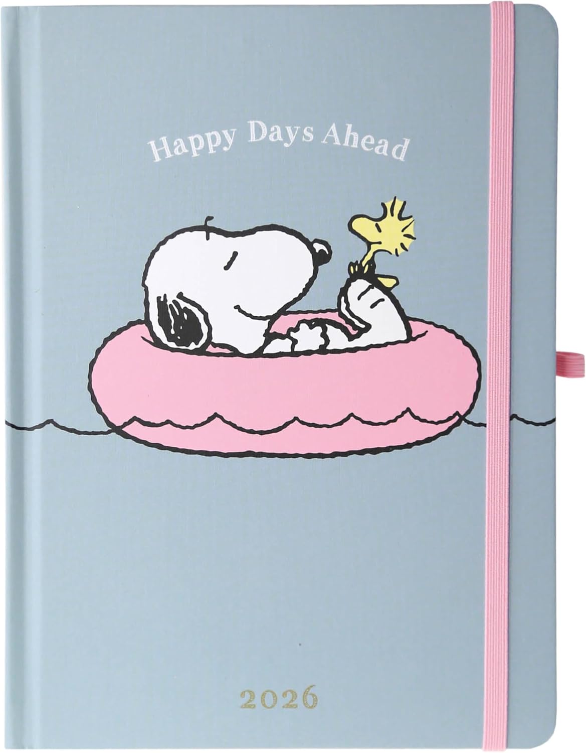 2026 Peanuts Pink Floatie 6X8 Hardbound Planner 9781664845282