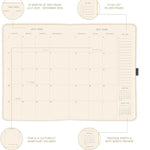 2026 Peanuts Pink Floatie 6X8 Hardbound Planner 9781664845282_2