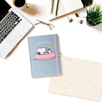 2026 Peanuts Pink Floatie 6X8 Hardbound Planner 9781664845282_4