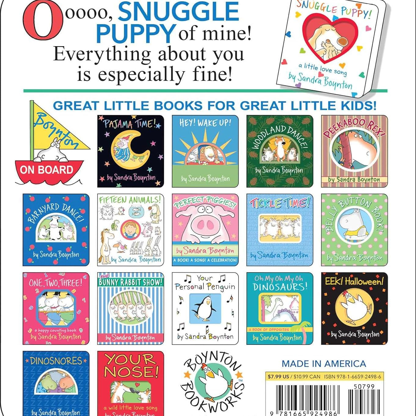 Snuggle Puppy by Boynton. Sandra 20 9781665924986_1