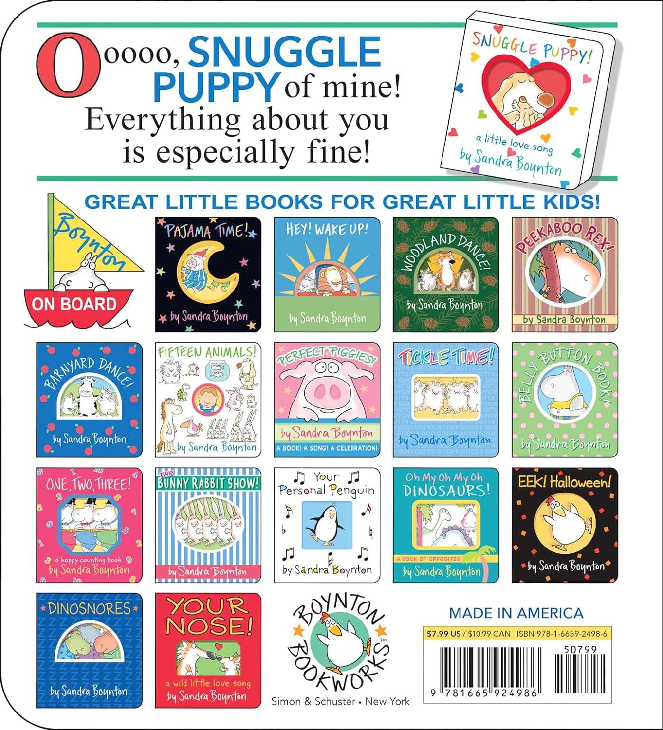 Snuggle Puppy by Boynton. Sandra 20 9781665924986_1