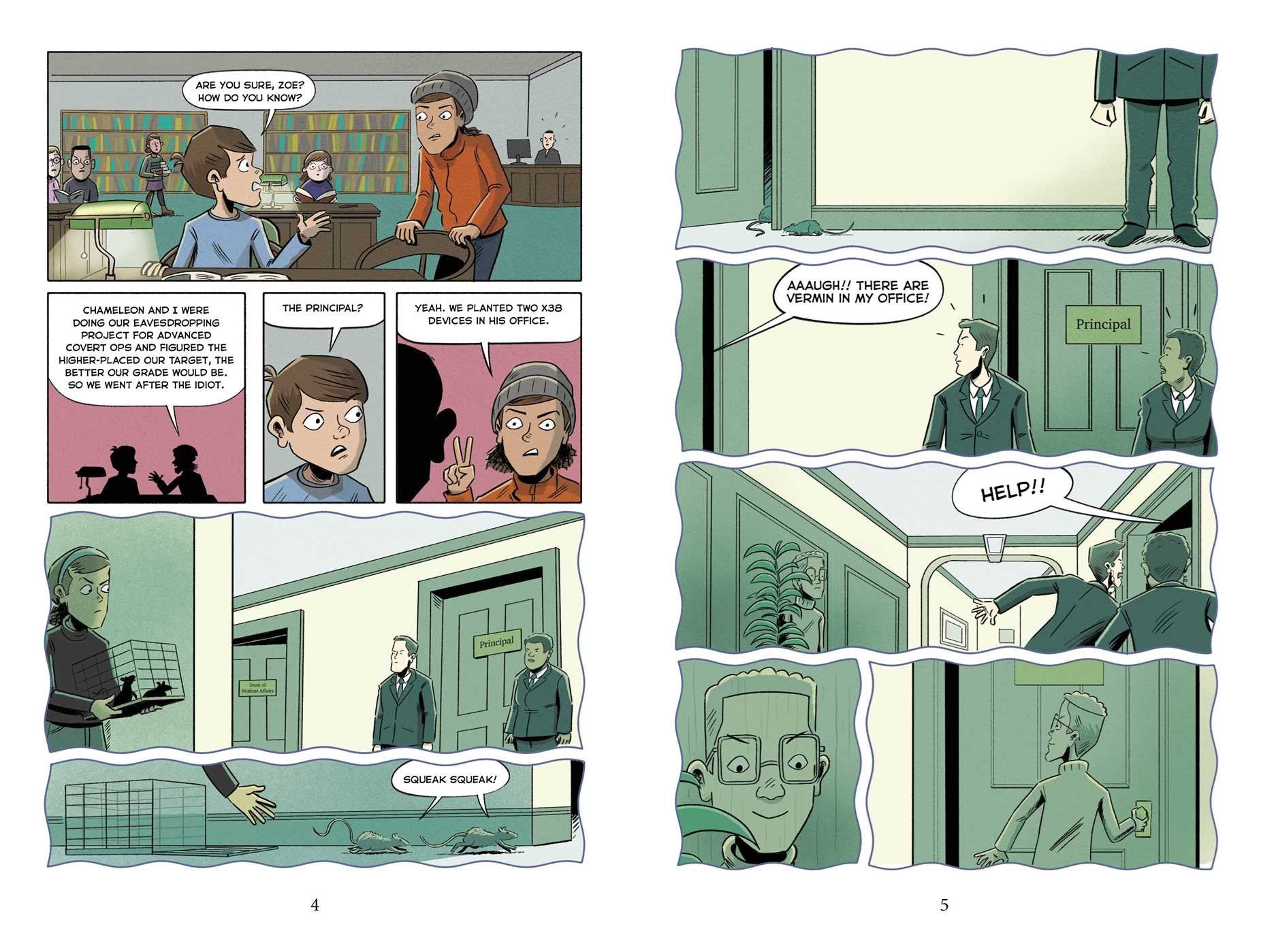 Spy School Secret Service the Graphic Novel by Gibbs. Stuart, Illustrated by Sarkar. Anjan 20 9781665956635_1