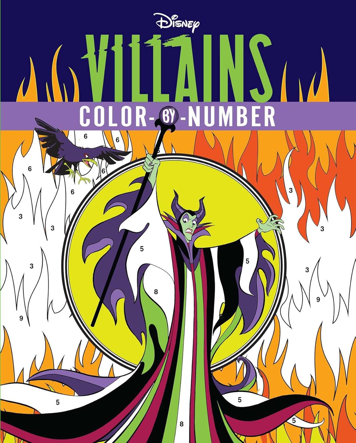 Disney Villains Color-By-Number by Thunder Bay Press 9781667200576