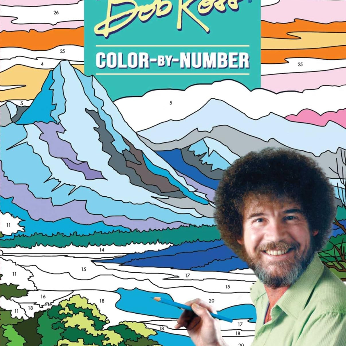Bob Ross Color-By-Number 9781667201818