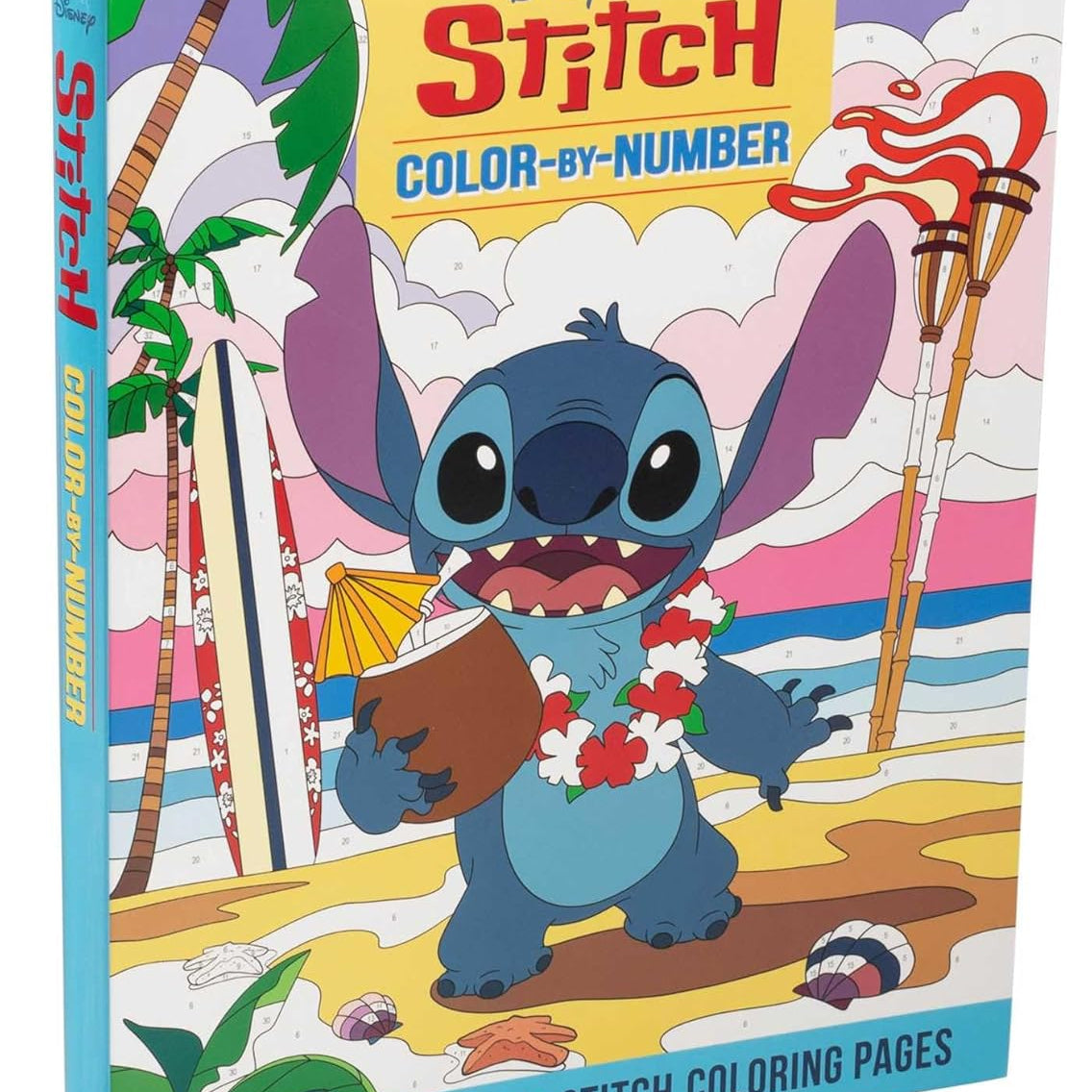 Disney Stich Color-By-Number by Thunder Bay Press 9781667208015_1