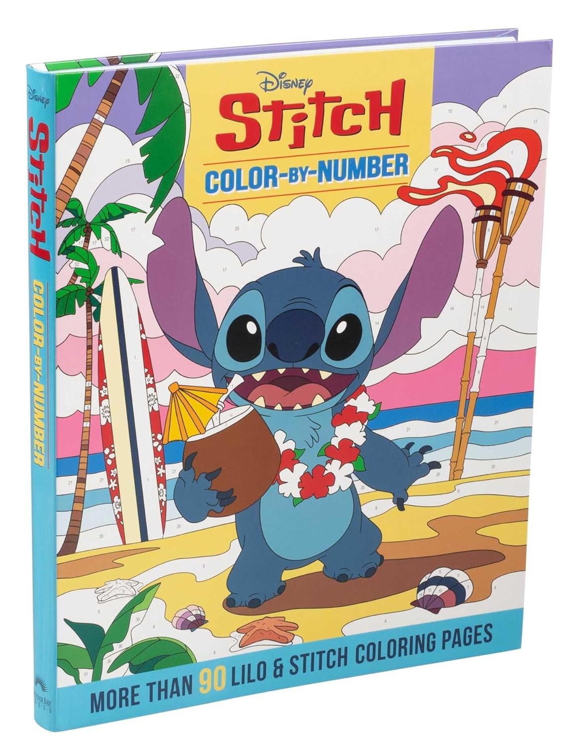 Disney Stich Color-By-Number by Thunder Bay Press 9781667208015_1