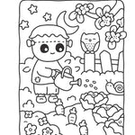 Cozy Nightmare Glow-In-The-Dark Coloring by Thunder Bay Press 9781667211305_9