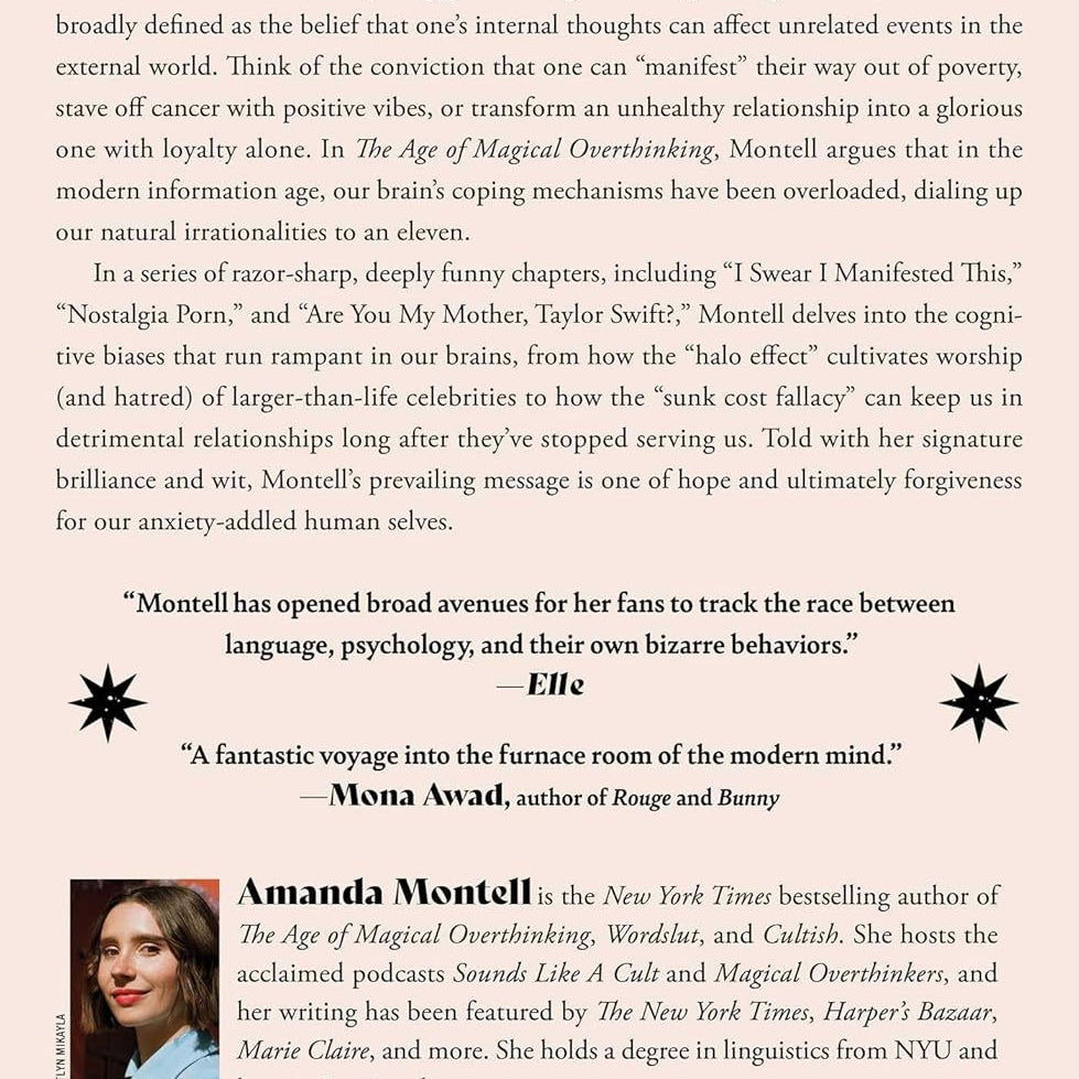 The Age Of Magical Overthinking by Montell. Amanda 20 9781668007983_1
