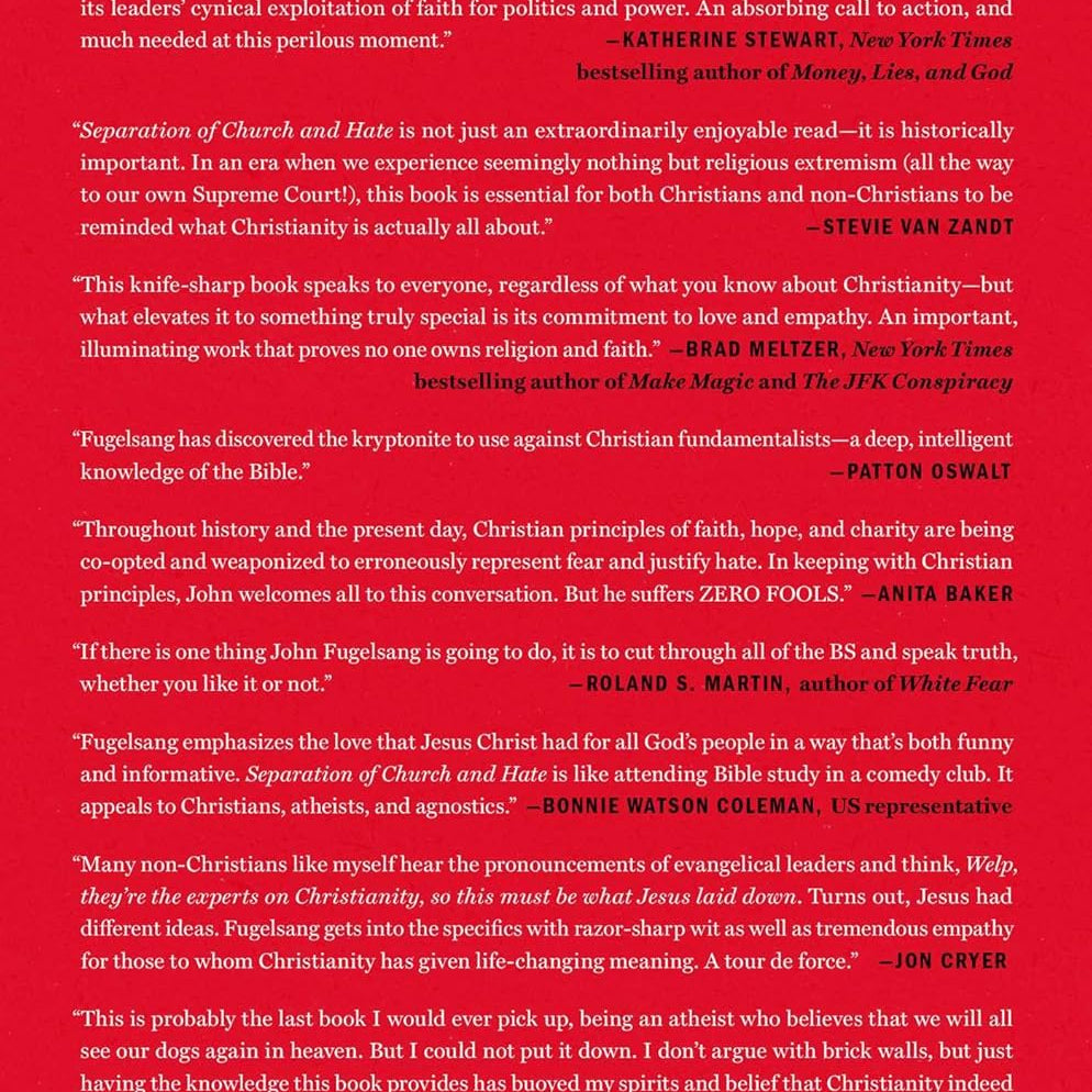 Seperation Of Church And Hate by Fugelsang. John 9781668066898_1