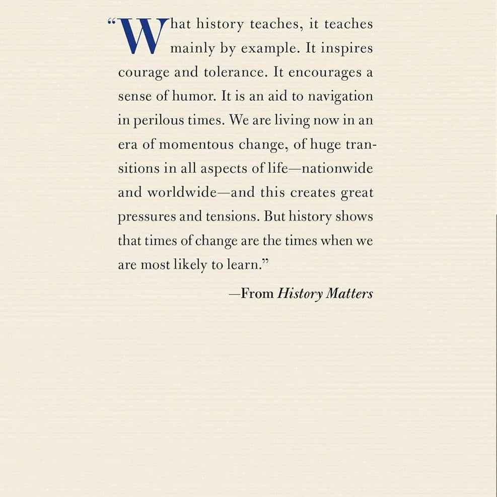 History Matters by Mccullough. David 9781668098998_1