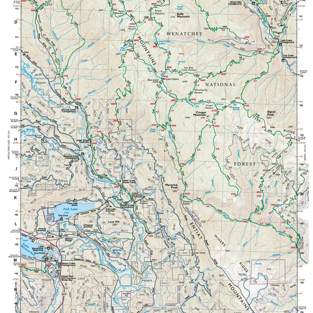 Green Trails No. 146 Plain, Wa Map 9781680514629