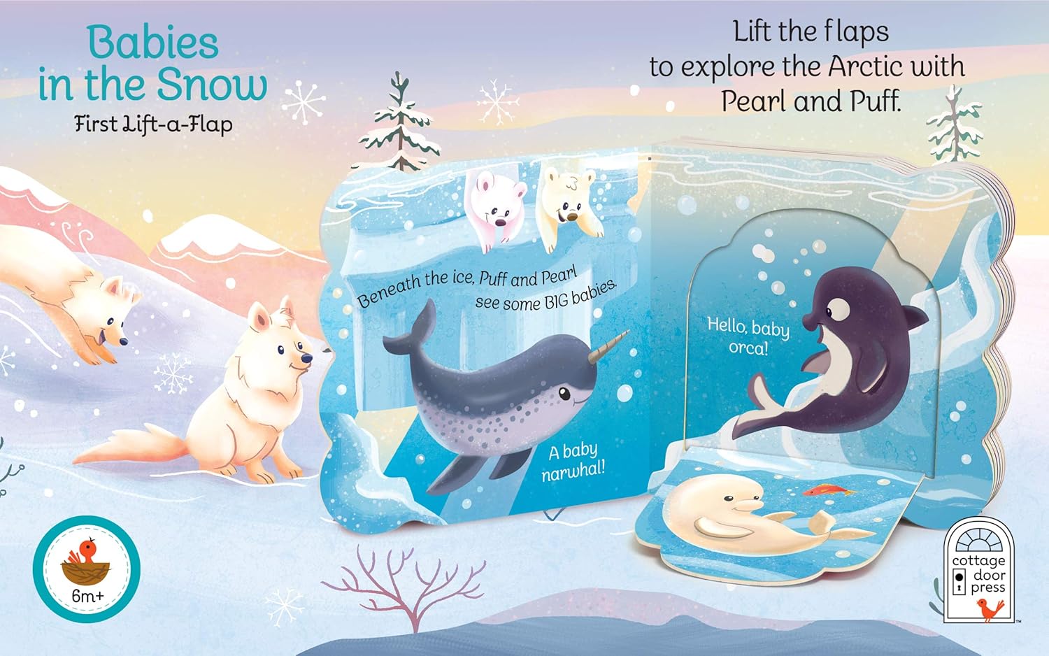 Babies In The Snow: Chunky Lift A Flap Board Book by Swift. Ginger; Silvertein. 9781680522280_1