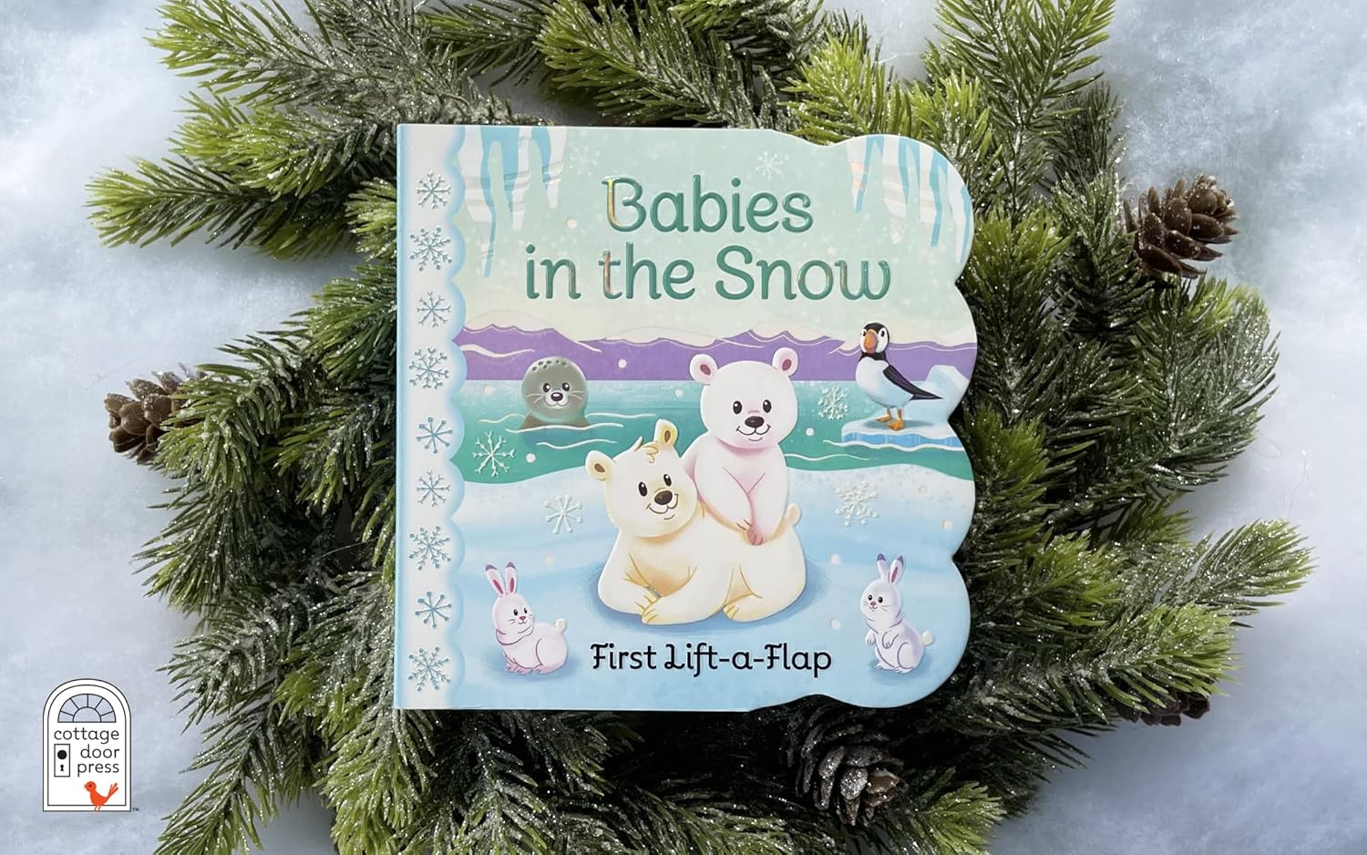 Babies In The Snow: Chunky Lift A Flap Board Book by Swift. Ginger; Silvertein. 9781680522280_2
