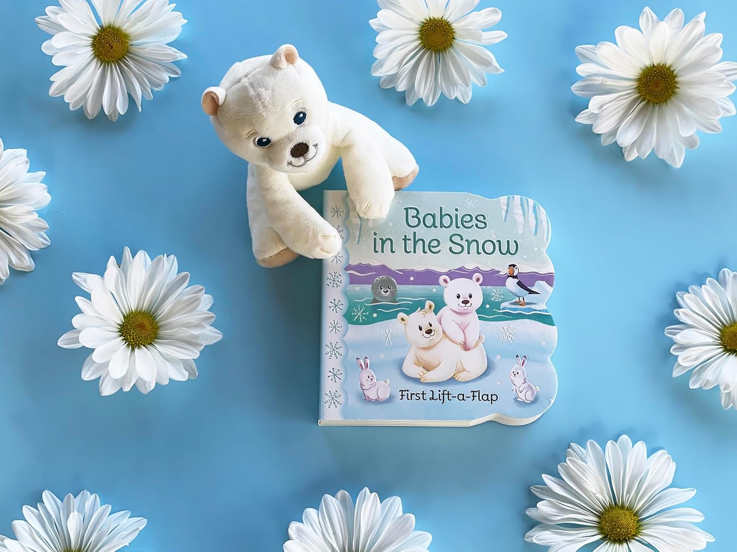 Babies In The Snow: Chunky Lift A Flap Board Book by Swift. Ginger; Silvertein. 9781680522280_4