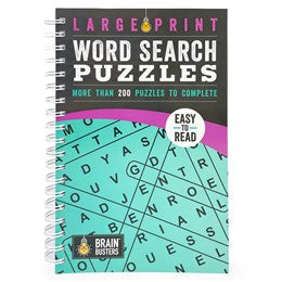 Brain Busters: Large Print Word Search Puzzles Teal: 200+ by Parragon Books 20 9781680524871_258072f9-9291-4aa8-a08e-f8cb1ee2b34e