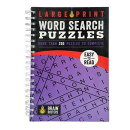 Brain Busters: Large Print Word Search Puzzles PuRPle: 200+ by Parragon Books 20 9781680528886