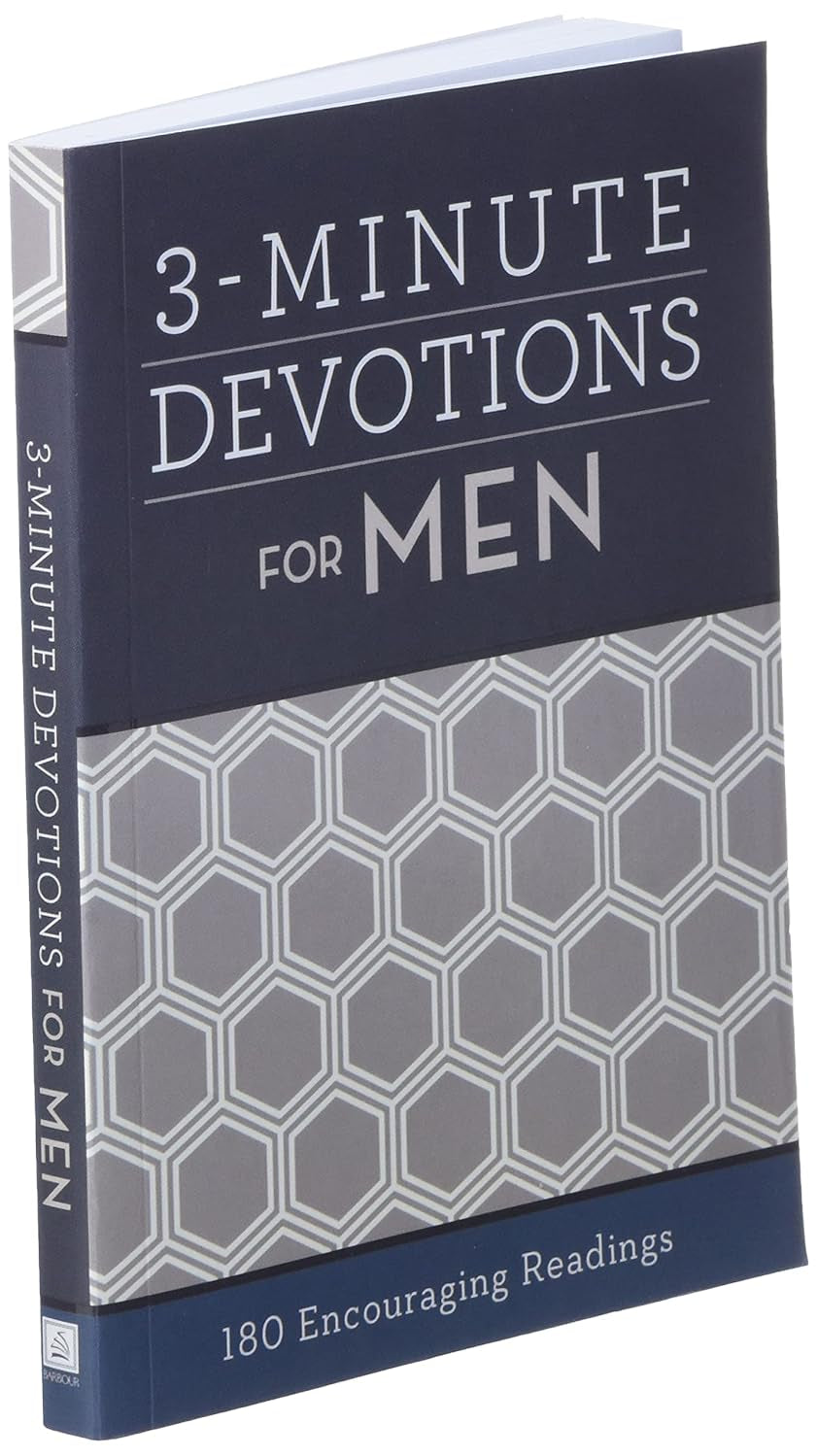 3-Minute Devotions For Men by Barbour 9781683222507_2