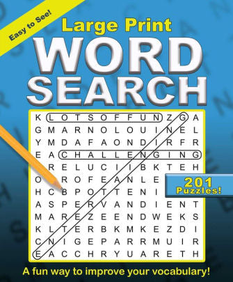 Large Print Word Search by Editors Of Portable Press 9781684125470_3f7b5091-3681-47aa-bc88-8cd2b3563652