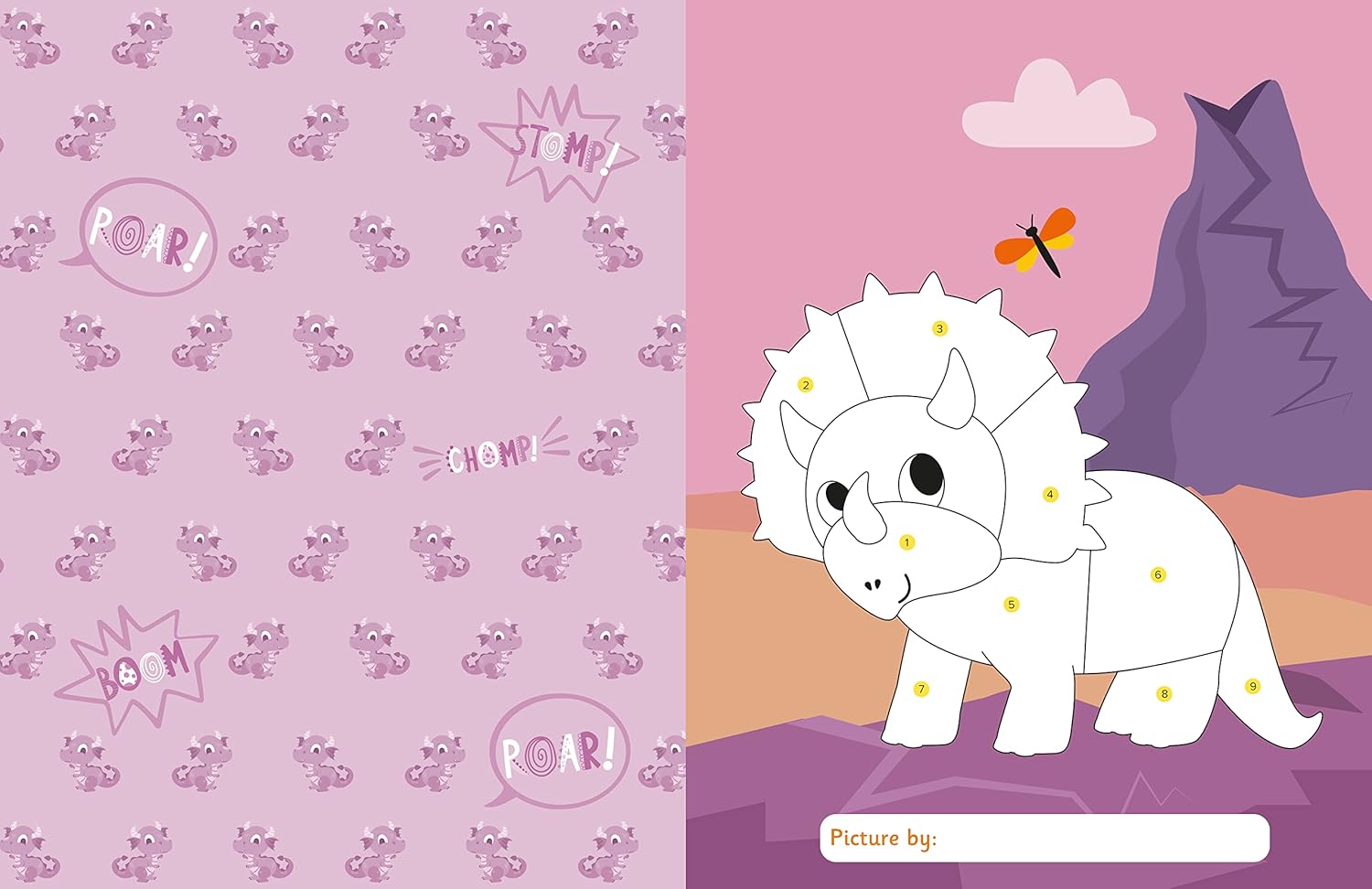 My First Sticker By Number: Dinosaurs & Dragons by Quintanilla. Hazel 20 9781728260686_6
