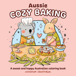 Aussie Cozy Baking Coloring Book by Mimimoo Illustration 20 9781761217623