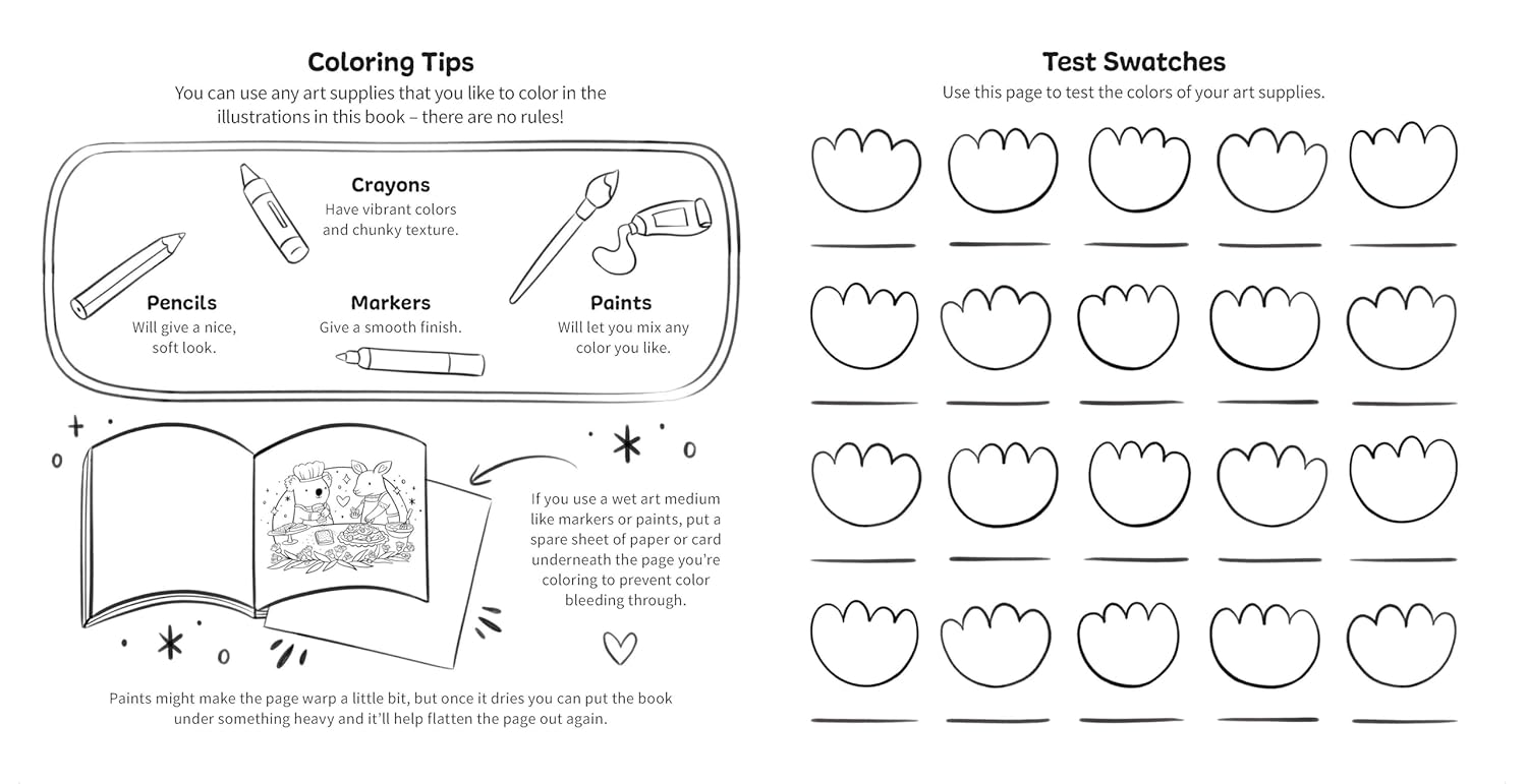 Aussie Cozy Baking Coloring Book by Mimimoo Illustration 20 9781761217623_1