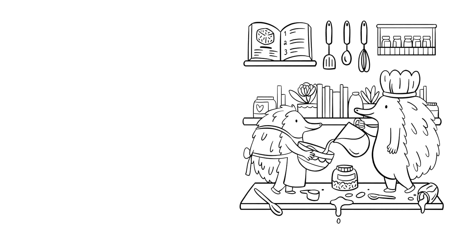 Aussie Cozy Baking Coloring Book by Mimimoo Illustration 20 9781761217623_4