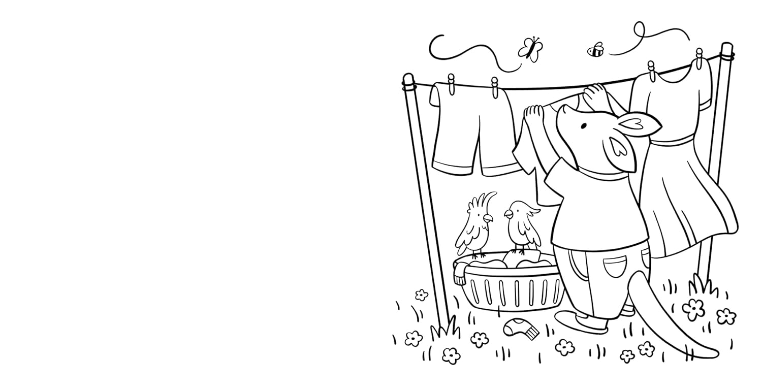 Aussie Cozy Homes Coloring Book by Mimimoo Illustration 20 9781761217630_3